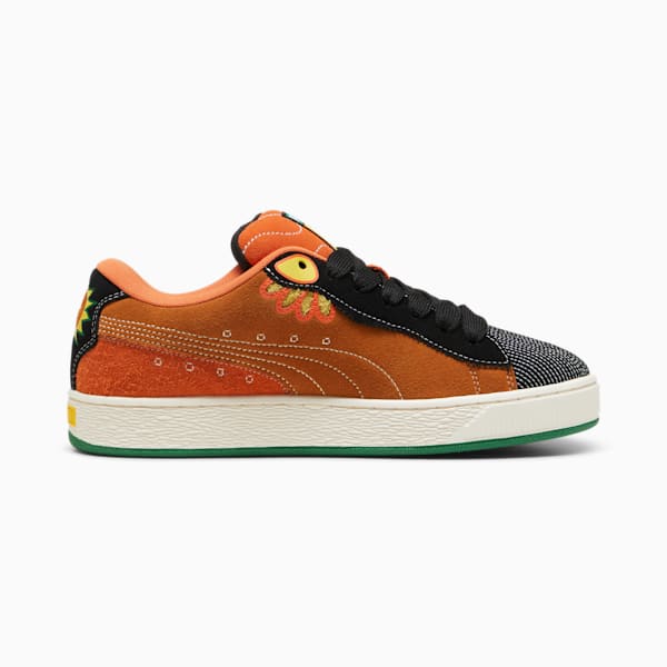 Tenis XL DDLM de gamuza, Caramel Latte-PUMA Black, extralarge