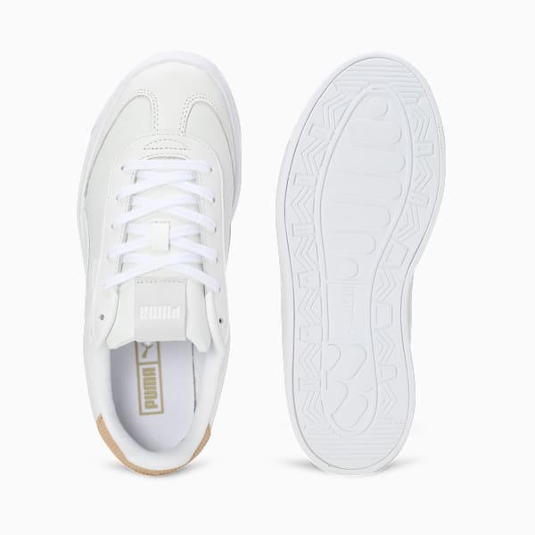 Lajla T-Toe Corduroy Women's Sneakers, Warm White-PUMA White, extralarge-IND