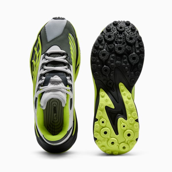 Chaussures de sport Spirex Scifi, homme, Feather Gray-Electric Lime-PUMA Black, extralarge