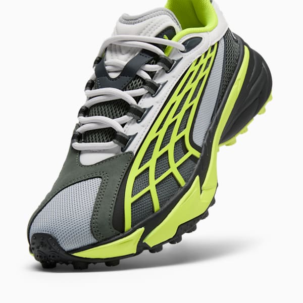 Spirex Scifi Men's Sneakers, Feather Gray-Electric Lime-PUMA Black, extralarge