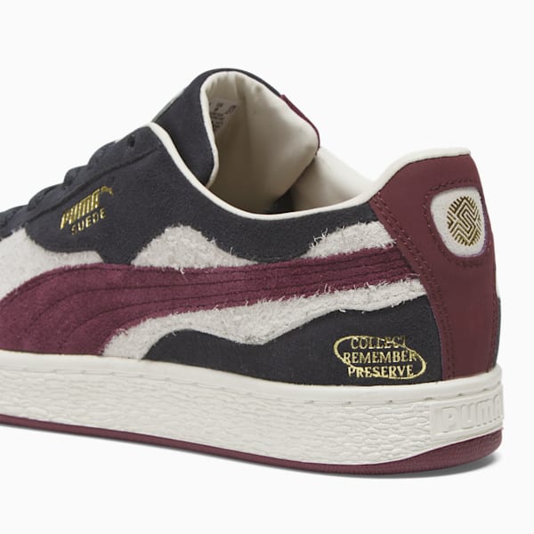 Tenis Suede Camowave We Are Legends Deeply Rooted, Strong Gray-Warm White-Aubergine, extralarge