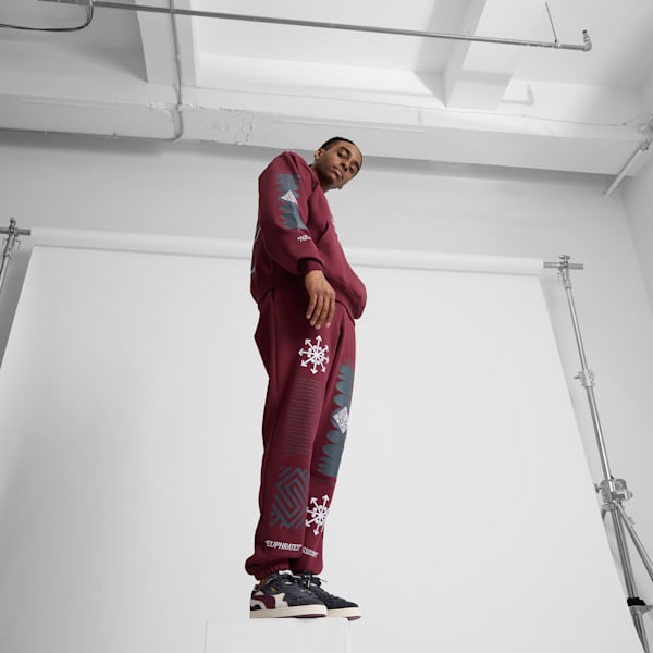 Tenis Suede Camowave We Are Legends Deeply Rooted, Strong Gray-Warm White-Aubergine, extralarge
