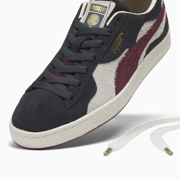 Tenis Suede Camowave We Are Legends Deeply Rooted, Strong Gray-Warm White-Aubergine, extralarge