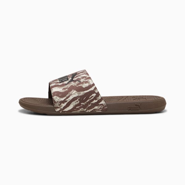 Cool Cat 2.0 Nature Slides, Dark Olive-PUMA Black-Oak Branch, extralarge