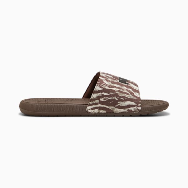 Cool Cat 2.0 Nature Slides, Dark Olive-PUMA Black-Oak Branch, extralarge