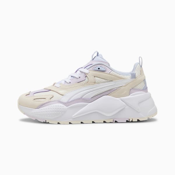 Tenis RS-X Efekt Premium para mujer, Warm White-Lilac Frost, extralarge