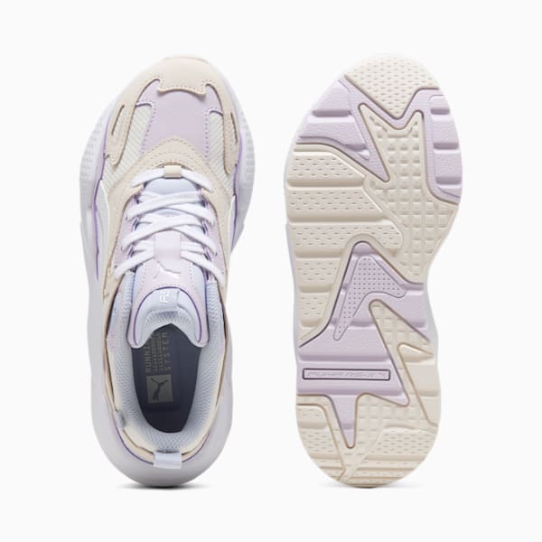 Tenis RS-X Efekt Premium para mujer, Warm White-Lilac Frost, extralarge