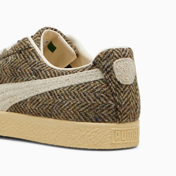 Tenis Clyde Harris Tweed, Chamomile-Sugared Almond, extralarge