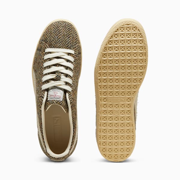 Tenis Clyde Harris Tweed, Chamomile-Sugared Almond, extralarge