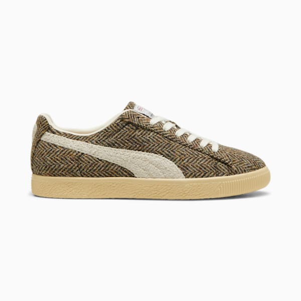 Tenis Clyde Harris Tweed, Chamomile-Sugared Almond, extralarge