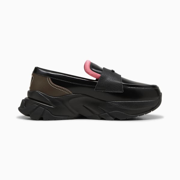 ウィメンズ LOAFYR INT スニーカー, PUMA Black-Strawberry Burst, extralarge-JPN