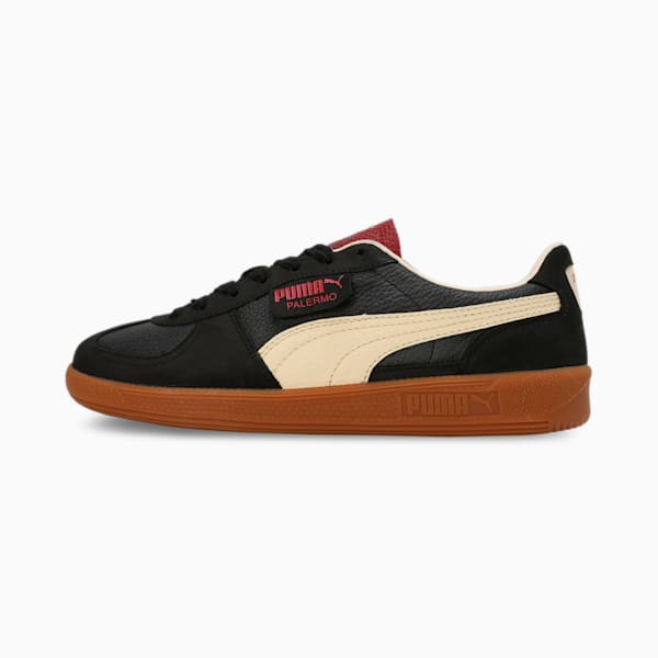 Palermo Players Lane Unisex Sneakers, PUMA Black-Intense Red, extralarge-IND