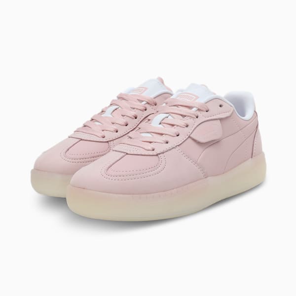 Palermo Moda Elevated Women's Sneakers, Mauve Mist-Warm White, extralarge-IND
