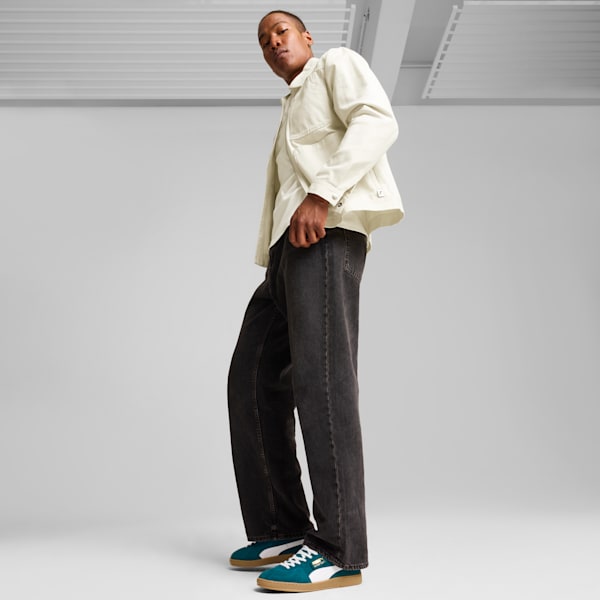 ユニセックス スーパーチーム SD スニーカー, Cold Green-PUMA White, extralarge-JPN