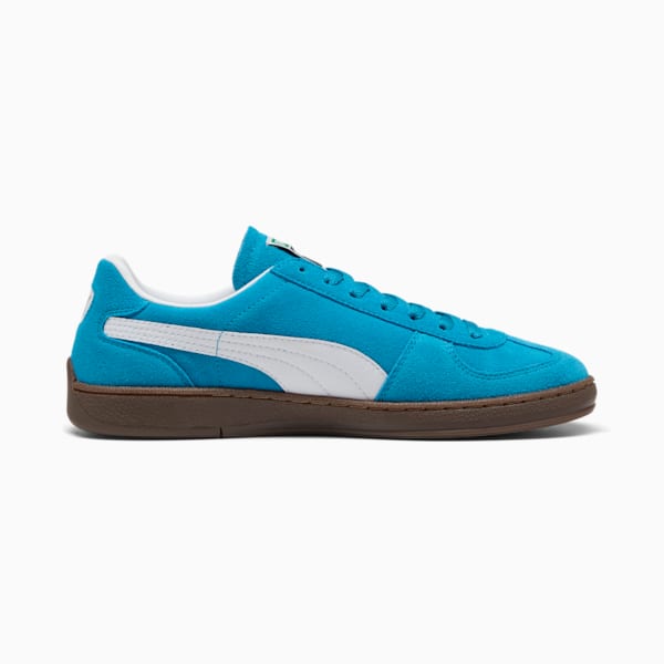 Super Team Suede Sneakers Unisex, Tropical Blue-PUMA White, extralarge-GBR