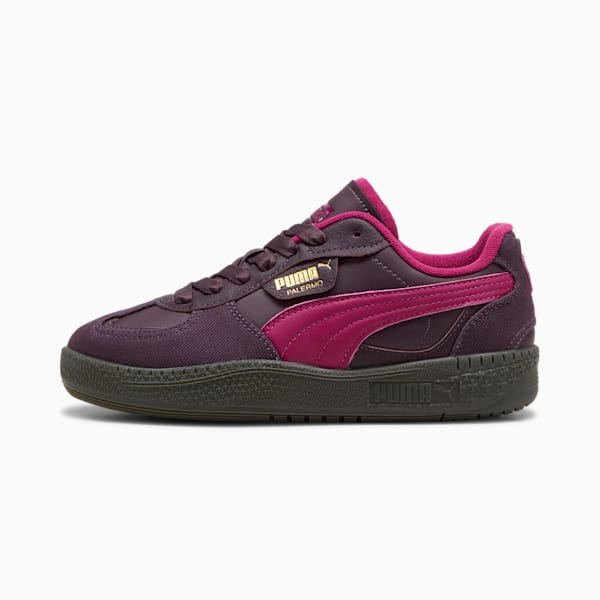 Tenis de pana Palermo Moda para mujer, Midnight Plum-Gum, extralarge