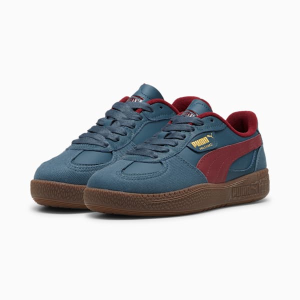 Palermo Moda Corduroy Women's Sneakers, Gray Skies-Gum, extralarge