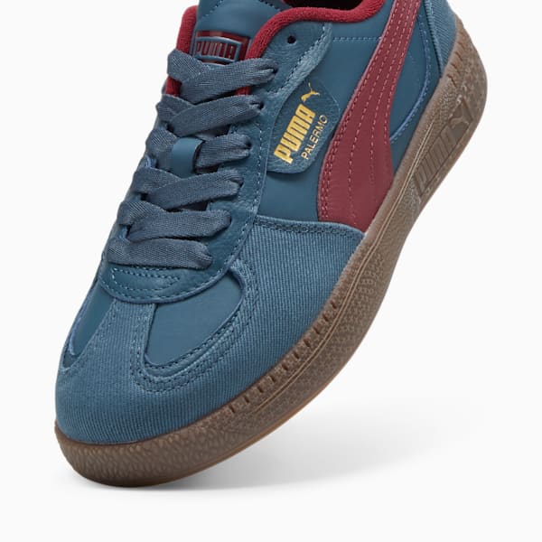 Tenis de pana Palermo Moda para mujer, Gray Skies-Gum, extralarge