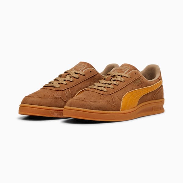 Indoor R-Suede Men's Sneakers, Chocolate Chip-Sport Yellow, extralarge