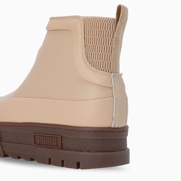 Mayze Wellis Leather Mid Women's Sneakers, Sand Dune, extralarge-IND