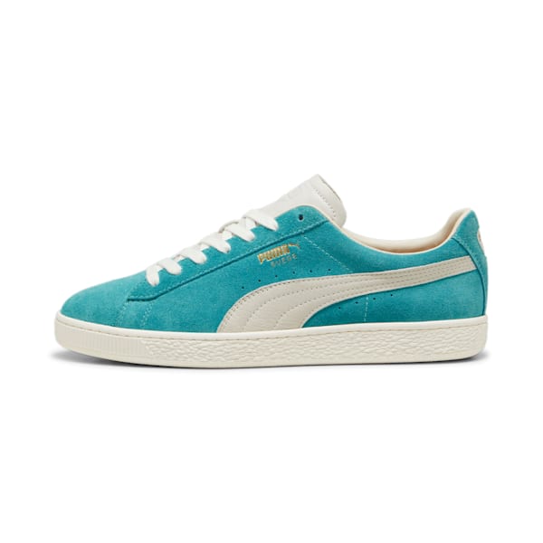 ユニセックス スウェード MII スニーカー, Opale Blue-Frosted Ivory, extralarge-JPN