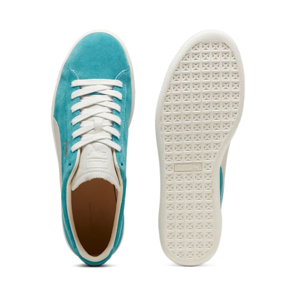 ユニセックス スウェード MII スニーカー, Opale Blue-Frosted Ivory, extralarge-JPN