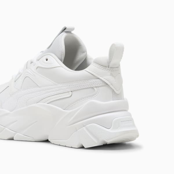 ウィメンズ SOPHYR レザー スニーカー, PUMA White, extralarge-JPN