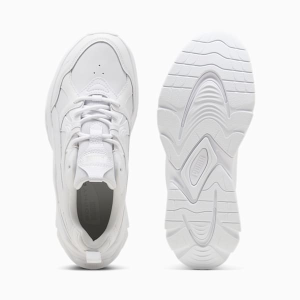 ウィメンズ SOPHYR レザー スニーカー, PUMA White, extralarge-JPN