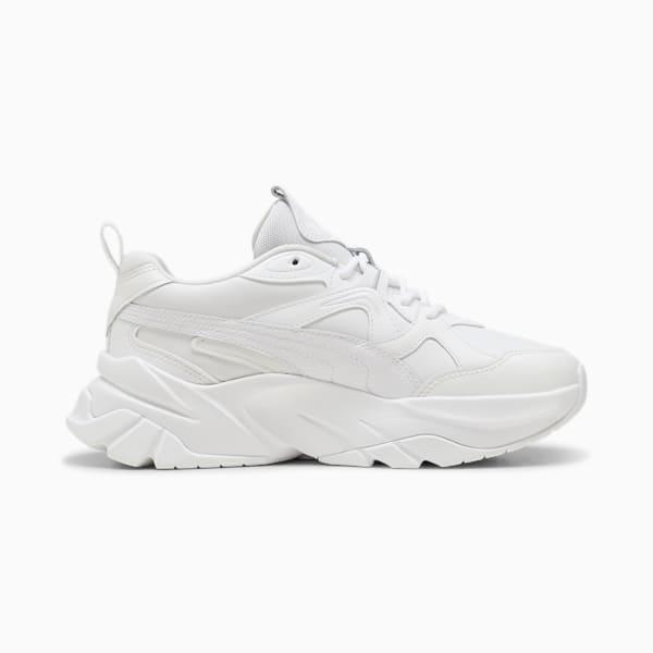 ウィメンズ SOPHYR レザー スニーカー, PUMA White, extralarge-JPN