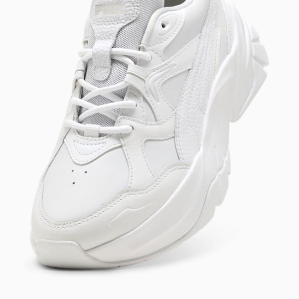 ウィメンズ SOPHYR レザー スニーカー, PUMA White, extralarge-JPN