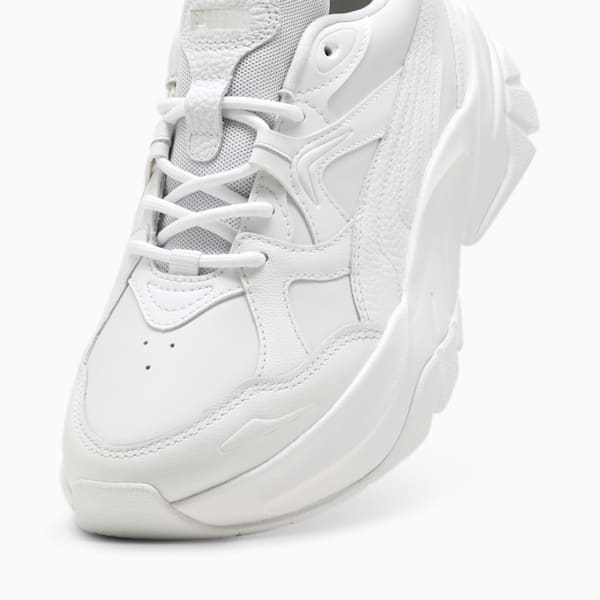 ウィメンズ ソフィア レザー スニーカー, PUMA White, extralarge-JPN
