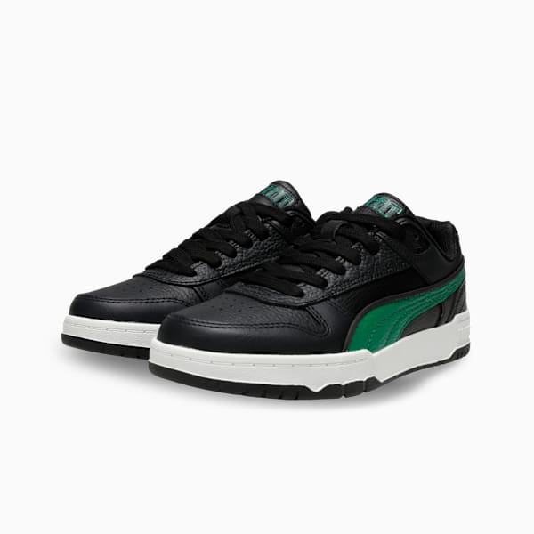 RBD Game Low Youth Shoes, PUMA Black-Archive Green-PUMA White, extralarge-IND