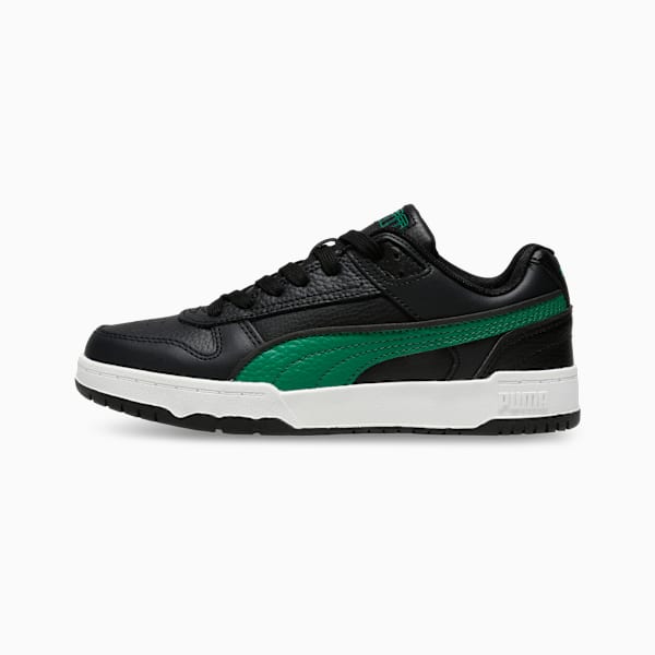 RBD Game Low Youth Shoes, PUMA Black-Archive Green-PUMA White, extralarge-IND