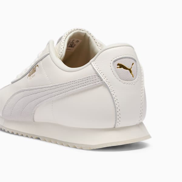 Roma Classics Sneakers, Warm White-Sedate Gray-PUMA Gold, extralarge