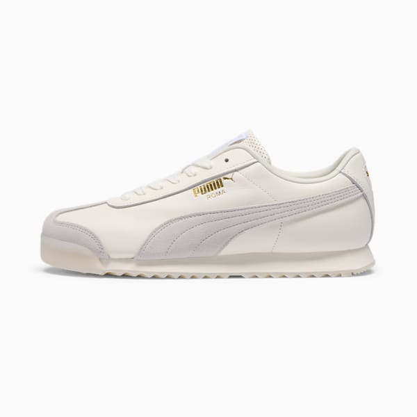 Chaussures de sport Classics Roma, Warm White-Sedate Gray-PUMA Gold, extralarge