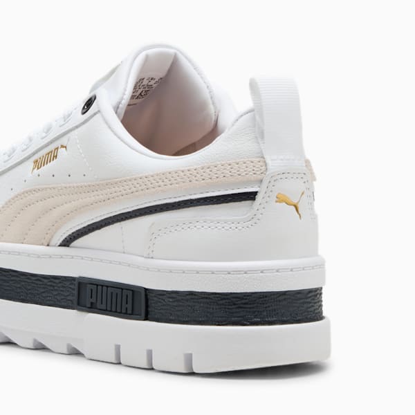 Mayze Classics Women's Sneakers, PUMA White-PUMA Gold, extralarge