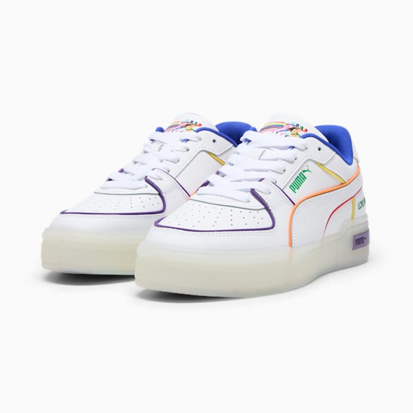 LOVE MARATHON CA Pro Sneakers, PUMA White-Iris-Pop Red-Meadow, extralarge