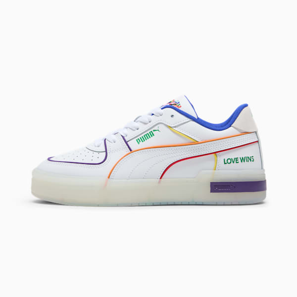 Zapatillas LOVE MARATHON CA Pro, PUMA White-Iris-Pop Red-Meadow, extralarge