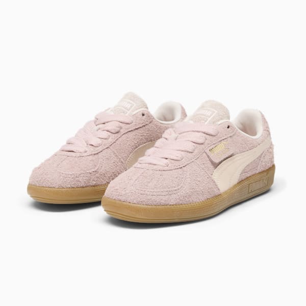 Palermo Hairy Women's Sneakers, Rose Quartz-Rosebay, extralarge