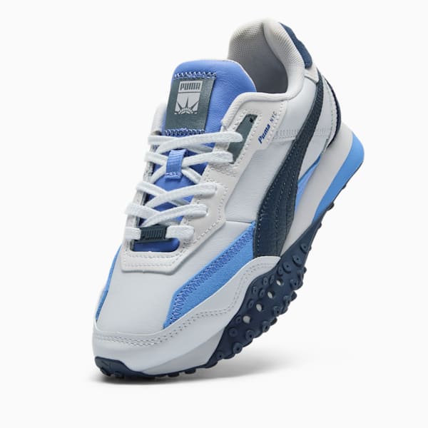 Tenis Blktop Rider NYC Running Laps para mujer, Silver Mist-Club Navy-Blue Skies, extralarge