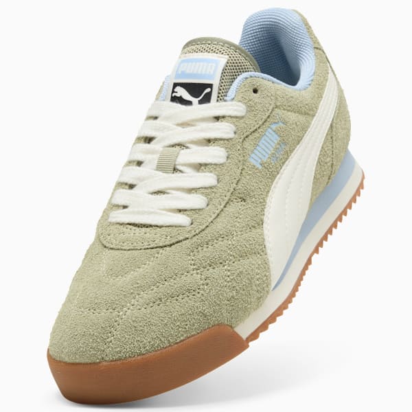 Roma Anniversario Suede Sneakers Unisex, Lux Army-Warm White, extralarge
