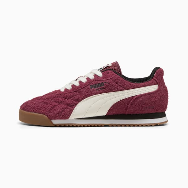 Roma Anniversario Suede Sneakers Unisex, Ruby Shimmer-Warm White, extralarge