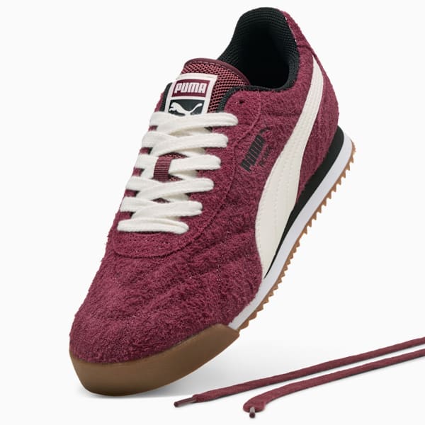 Roma Anniversario Suede Sneakers Unisex, Ruby Shimmer-Warm White, extralarge