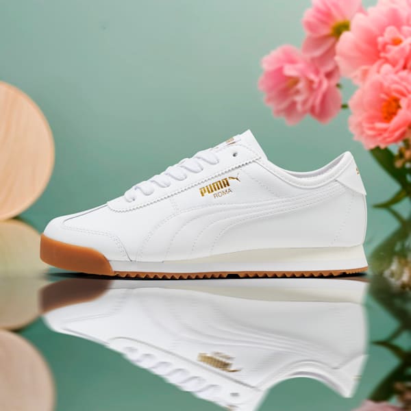Roma 68 Revival Sneakers, PUMA White-Warm White-Gum, extralarge-IND