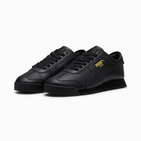 Tenis Roma 68 Revival, PUMA Black-Puma Team Gold, extralarge