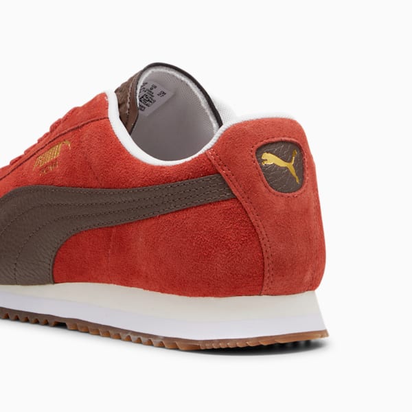 Tenis Roma Suede, Mars Red-Espresso Brown-Gum, extralarge