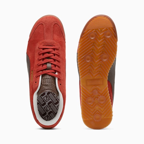 Tenis Roma Suede, Mars Red-Espresso Brown-Gum, extralarge