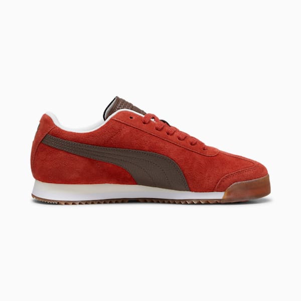 Tenis Roma Suede, Mars Red-Espresso Brown-Gum, extralarge