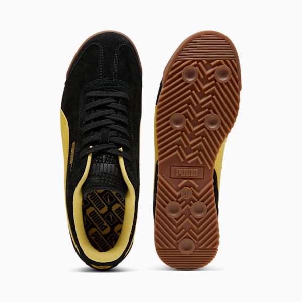 Tenis Roma Suede, PUMA Black-Sunny Yellow, extralarge