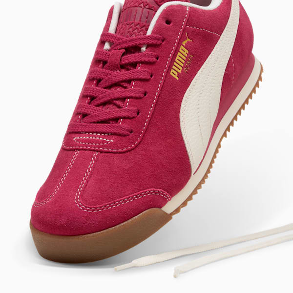 Tenis Roma Suede, Port-Warm White-Gum, extralarge